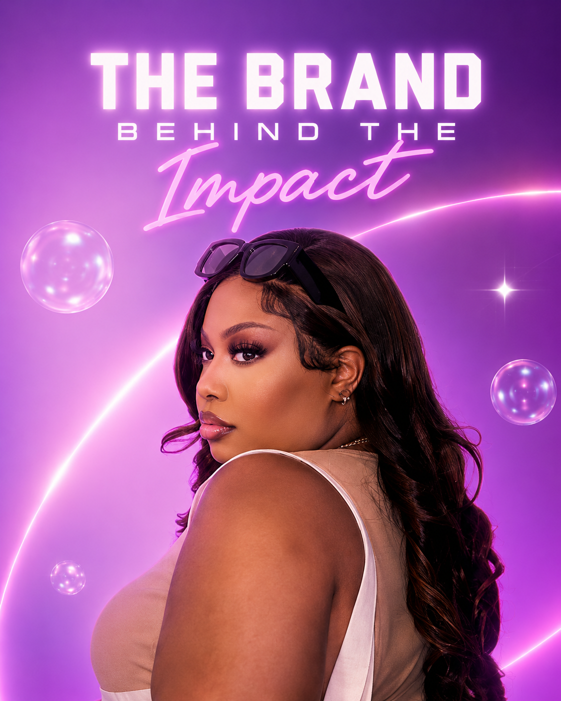Creator and influencer vertical case study poster