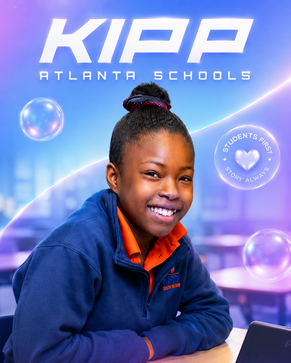 KIPP Atlanta Schools vertical case study poster