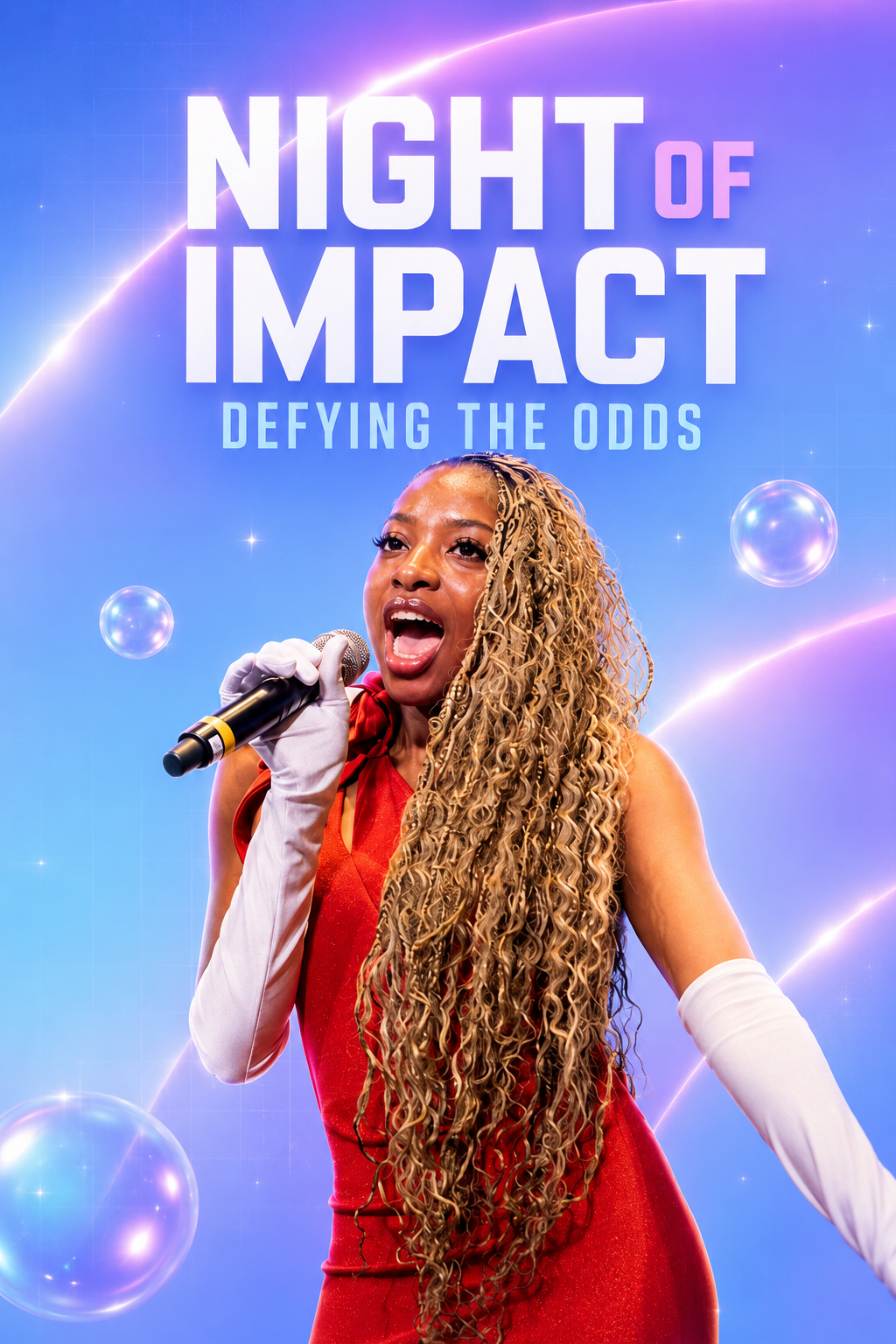 Night of Impact vertical case study poster